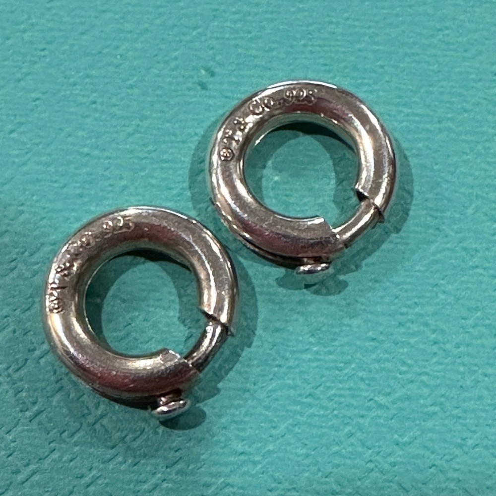 SOLD Authentic Tiffany & Co Retired Charm Clasps Jump Rings